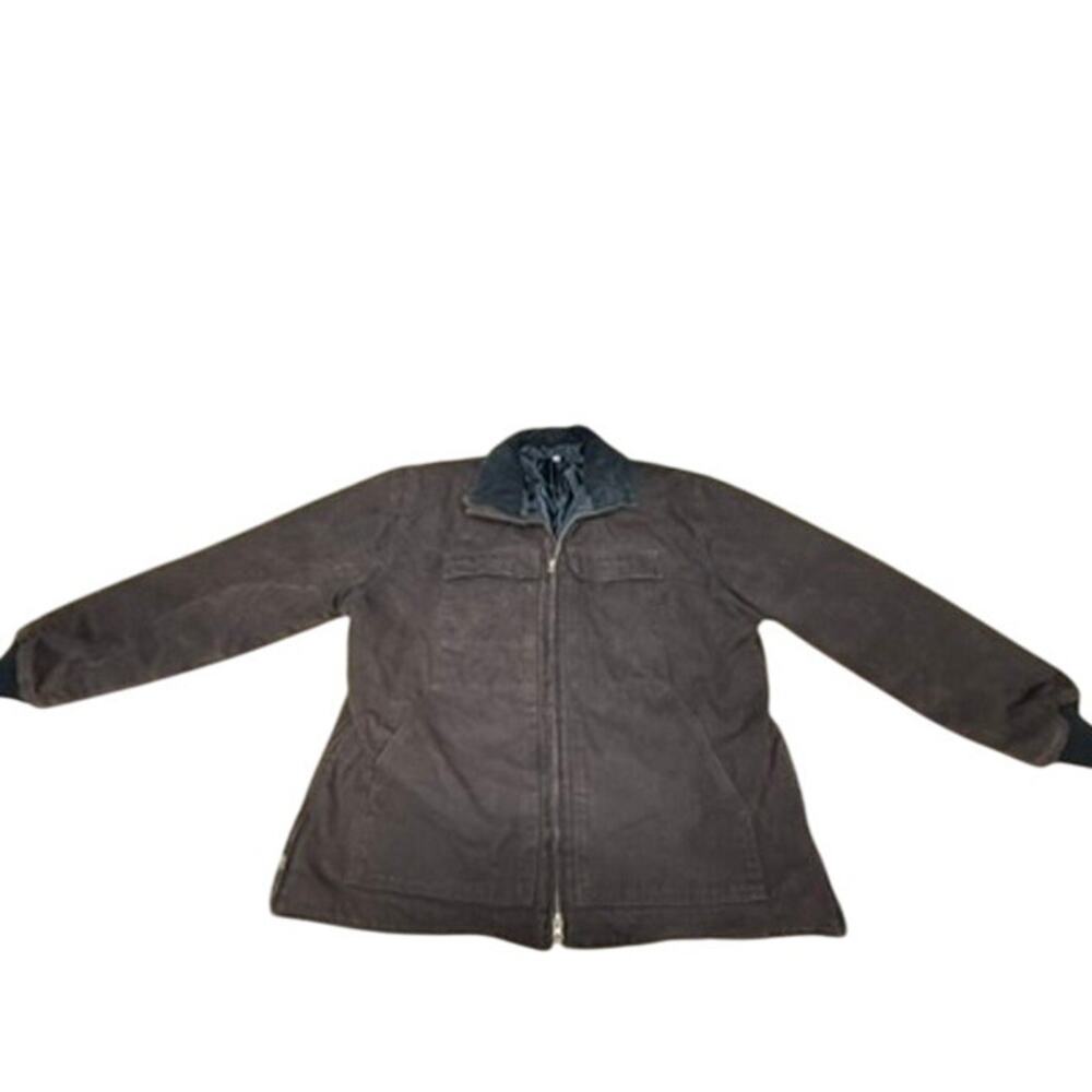 "MSI" Mens VTG Barn Coat SZ L‎ Some Rust On Snaps  Chore Thinsulate PLZ READ!!!!